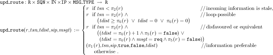 definition upd_route